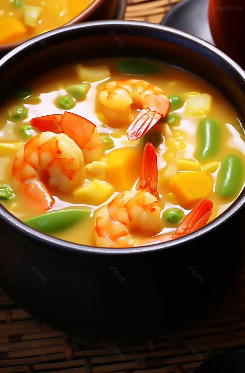 容器里海鲜美味食物摄影图,高清,摄影图,摄影图片,图片大全,摄影图免费下载